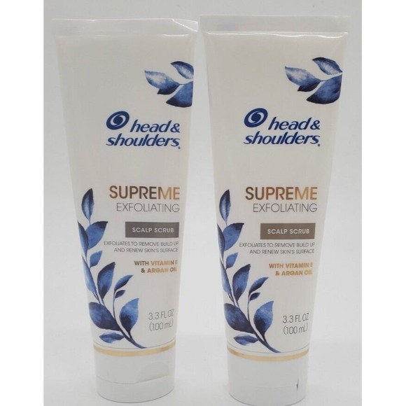 LOT 2 NEW Head & Shoulders Supreme Exfoliating Scalp Scrub Treatment 3.3 oz each - Picture 1 of 4
